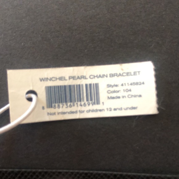 Tory Burch Winchel Pearly Chain Bracelet - Picture 3 of 6